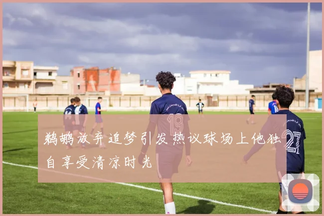 鹈鹕放弃追梦引发热议球场上他独自享受清凉时光